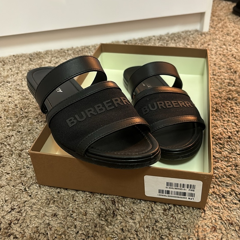 Burberry Black Sandals